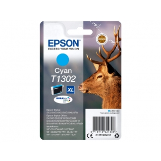 Epson T1302 XL - Cartucho de tinta original, C13T13024012, cían