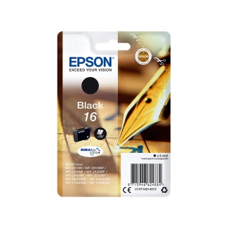 Epson T1621 - Cartucho de tinta original, C13T16214012, negro
