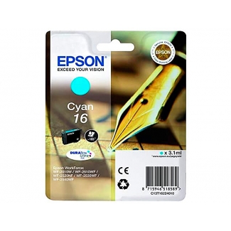 Epson T1622 - Cartucho de tinta original, C13T16224012, cían