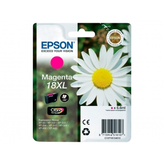 Epson T1813 XL - Cartucho de tinta original, C13T18134012, magenta