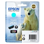 Epson T2632 XL - Cartucho de tinta original, C13T26324012, cían