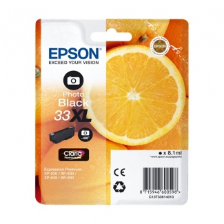 Epson T3361 XL - Cartucho de tinta original, C13T33614012, negro