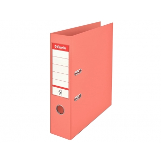 Esselte 626211 - Archivador de palanca, tamaño A4, lomo ancho, con rado, color albaricoque