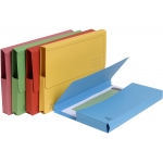 Exacompta 46970E - Subcarpeta de cartulina reciclada, A4, 290 gr/m2, colores surtidos, con bolsa y solapa