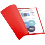 Exacompta Forever 410012E- Subcarpeta de cartulina reciclada, A4, 250 gr/m2, color rojo