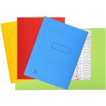 Exacompta Forever 445000E - Subcarpeta de cartulina reciclada, dos solapas, A4, 280 gr/m2, colores surtidos