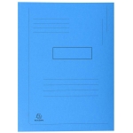 Exacompta Forever 445006E - Subcarpeta de cartulina reciclada, dos solapas, A4, 280 gr/m2, color azul