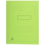 Exacompta Forever 445013E - Subcarpeta de cartulina reciclada, dos solapas, A4, 280 gr/m2, color verde
