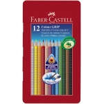 Faber-Castell 9112413 - Lápices de colores acuarelables, caja metálica de 12 colores