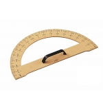 Faibo 231 - Transportador de ángulos (semicírculo) para encerado, de plástico, 34 cm