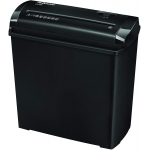Fellowes P-25S - Destructora de papel, corte en tiras, destruye hasta 5 hojas, papelera de 11 litros
