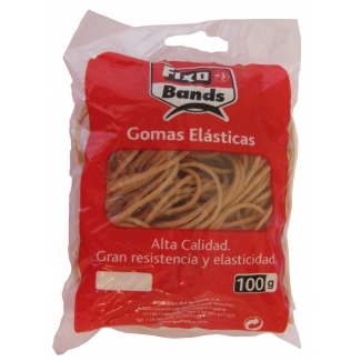 FixoBands 00045140 - Gomas elásticas, 60 mm, bolsa de 100 gr