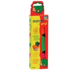 Giotto be-be F462502 - Pasta para modelar, pack de 3 botes de 100 g (naranja, rosa y verde)