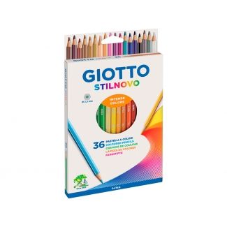 Giotto Stilnovo F25670000 - Lápices de colores, caja de 36 colores
