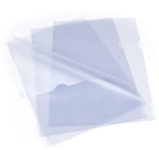 Grafoplas 05251270 - Dossier uñero, Folio, 70 micras, capacidad para 25 hojas, color transparente, paquete de 100 unidades