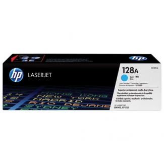 Hp 128A - Tóner original CE321A, cían