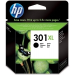 HP 301 XL - Cartucho de tinta original CH563EE, negro
