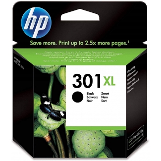 HP 301 XL - Cartucho de tinta original CH563EE, negro