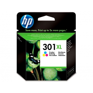 HP 301 XL- Cartucho de tinta original CH564EE, tricolor