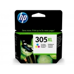 HP 305 XL - Cartucho de tinta original 3YM63AE, tricolor