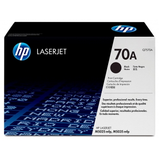 Hp 70A - Tóner original Q7570A, negro