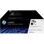 Hp 78A - Tóner original CE278AD, negro, pack de 2 unidades