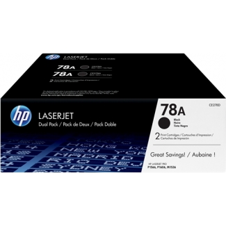 Hp 78A - Tóner original CE278AD, negro, pack de 2 unidades