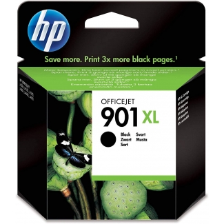 HP 901 XL - Cartucho de tinta original CC654AE, negro