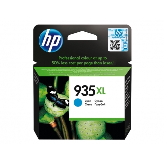 HP 935 XL - Cartucho de tinta original C2P24AE, cían