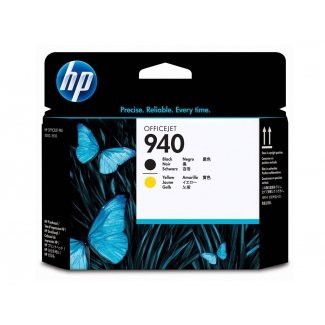 HP 940 - Cabezal de impresión C4900A, negro y amarillo