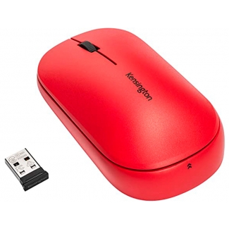 Kensington K75352WW - Mini ratón óptico, color rojo