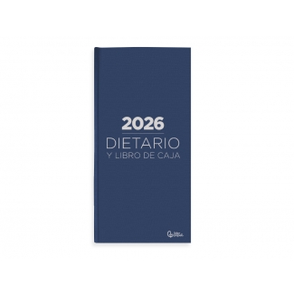 Liderpapel 173292 - Dietario, tamaño cuarto, color azul
