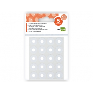 Liderpapel AA01 - Arandelas autoadhesivas, sobre con 5 hojas