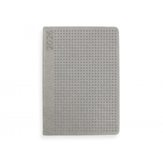 Liderpapel Anafi - Agenda anual, tamaño 15 x 21 cm, impresión día página, color gris