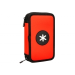 Liderpapel Antartik TK73 - Plumier escolar, 2 cremalleras, color rojo