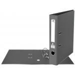 Liderpapel AY05 - Archivador de palanca, tamaño A4, lomo estrecho, con rado, color gris