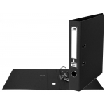 Liderpapel AY06 - Archivador de palanca, tamaño A4, lomo estrecho, con rado, color negro