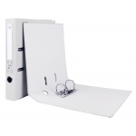 Liderpapel AY18 - Archivador de palanca, tamaño A4, lomo estrecho, con rado, color blanco