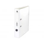 Liderpapel AY34 - Archivador de palanca, tamaño folio, lomo estrecho, con rado, color blanco