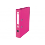 Liderpapel AY40 - Archivador de palanca, tamaño folio, lomo estrecho, con rado, color rosa