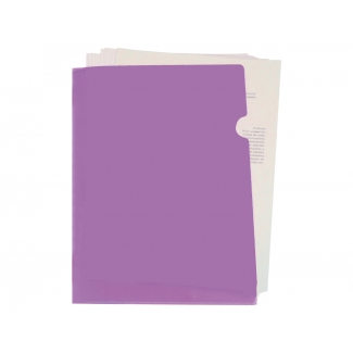 Liderpapel BL21 - Dossier uñero, A4, 180 micras, capacidad para 20 hojas, color lavanda opaco