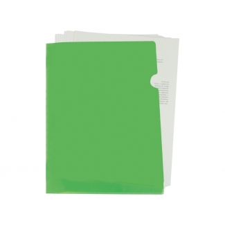 Liderpapel BL23 - Dossier uñero, A4, 180 micras, capacidad para 20 hojas, color verde opaco