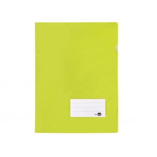 Liderpapel BL25 - Dossier uñero, A4, capacidad para 20 hojas, color amarillo fluorescente opaco