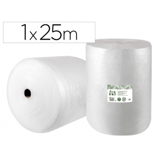 Liderpapel BU24 - Plástico burbujas, rollo de 1 x 25 m