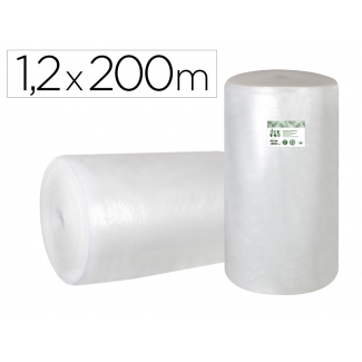 Liderpapel BU27 - Plástico burbujas, rollo de 1,20 x 200 m