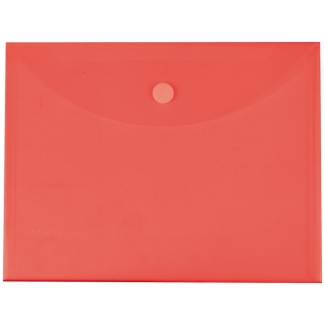 Liderpapel BY01 - Dossier con velcro, A4, 180 micras, capacidad para 50 hojas, color rojo