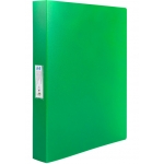 Liderpapel CA61 - Carpeta de anillas, 4 anillas mixtas de 25 mm, polipropileno, A4, color verde translúcido