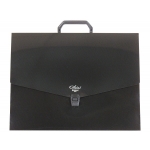 Liderpapel Artist - Carpeta portadocumentos con asa, polipropileno, A3, color negro