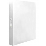 Liderpapel CH31 - Carpeta de anillas, 4 anillas mixtas de 25 mm, polipropileno, A4, translúcida