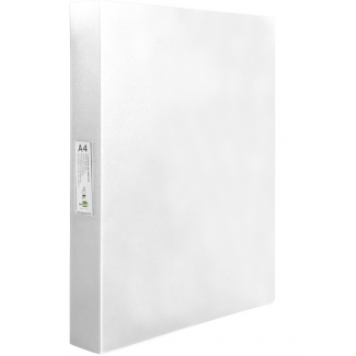 Liderpapel CH31 - Carpeta de anillas, 4 anillas mixtas de 25 mm, polipropileno, A4, translúcida